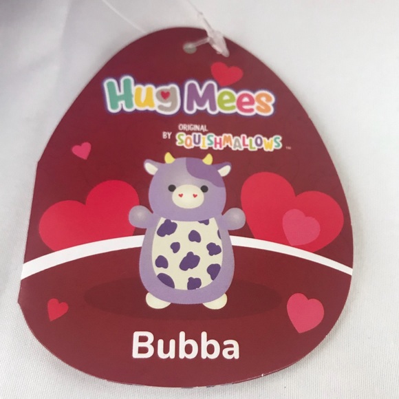 Bubba the Cow HugMee Valentine’s Squishmallow 10” NWT - Picture 3 of 4